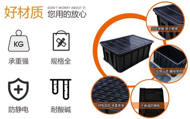 防靜電周轉(zhuǎn)塑料箱