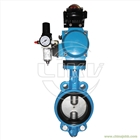 萊科閥門  氣動對夾蝶閥