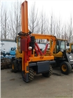 廠家直銷裝載機護欄打樁機公路波形護欄打樁機高速立柱打樁機